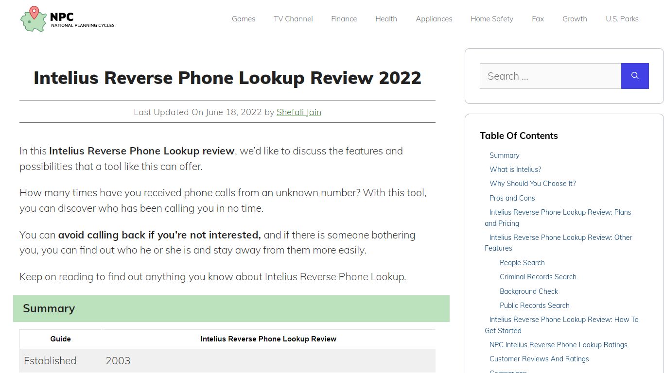 Intelius Reverse Phone Lookup Review 2022 | By NPC Experts!